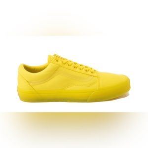 Vans Old Skool Skate Shoes - Yellow Monochrome,  translucent woman 5